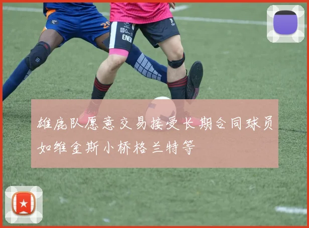 雄鹿队愿意交易接受长期合同球员如维金斯小桥格兰特等